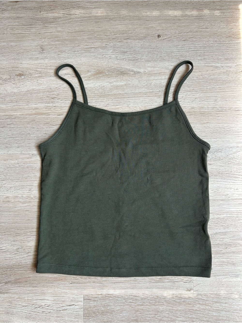 wild fable Olive Green Spaghetti-Strap Camisole